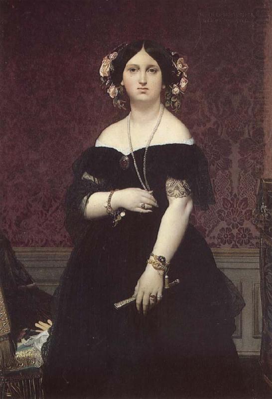 Jean-Auguste Dominique Ingres Mrs. Moitessier china oil painting image